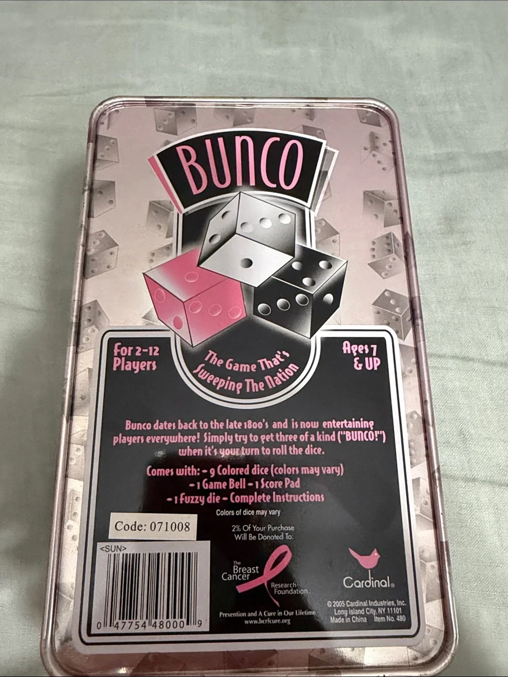 EUC Bunco Dice Games for Kids